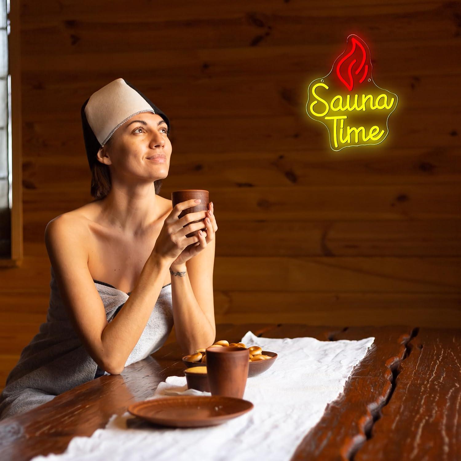 Sauna Time Neon Sign USB Dimma - đánh giá và giá Spa Wellness Gym
