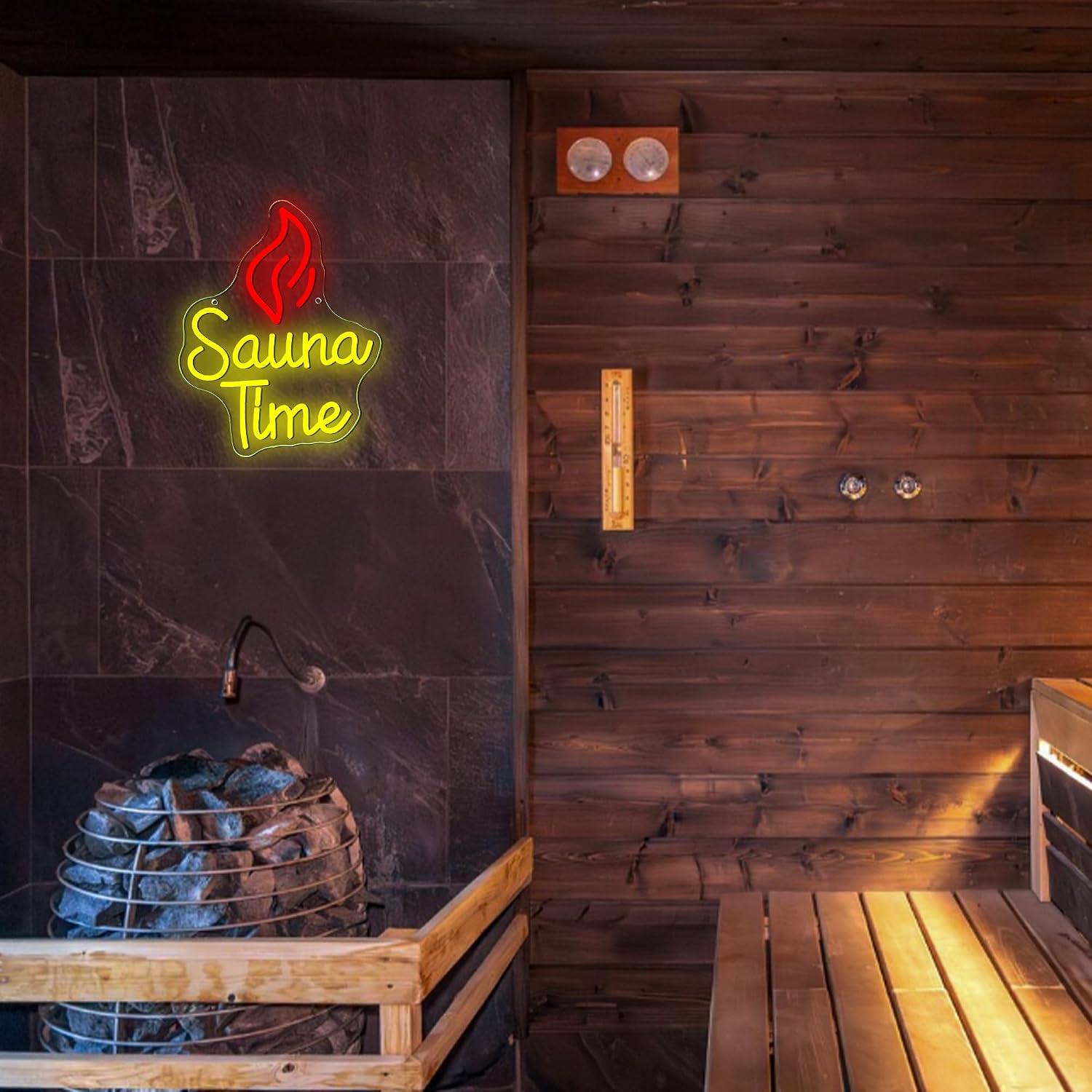 Sauna Time Neon Sign USB Dimma - đánh giá và giá Spa Wellness Gym